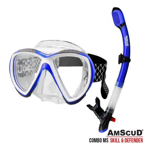 PAKET COMBOSET MASK + SNORKEL AMSCUD SKILL 