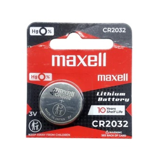 Battery Lithium Maxell CR2032
