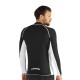 RASHGUARD CRESSI LONG SLEVEE BLACK-WHITE