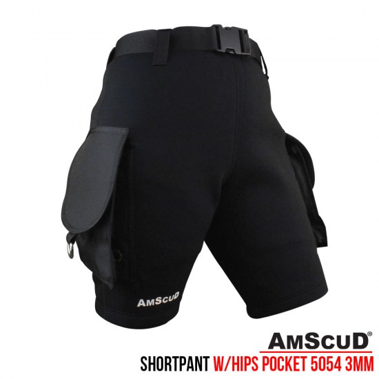 SHORT PANTS W/HIPS POCKET 5054 3MM