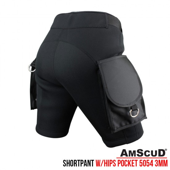 SHORT PANTS W/HIPS POCKET 5054 3MM