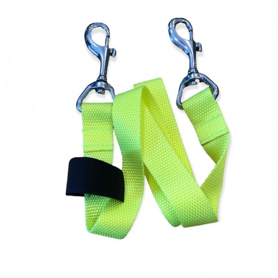 WEBBING LINE W/BRASS SNAP 2.4 M