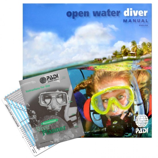 PADI OPEN WATER LITE W/ RDP & PIC MANUAL