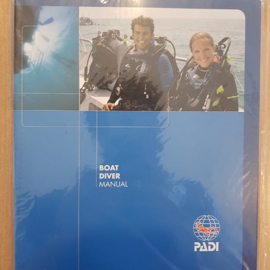 PADI SPECIALITY PAK BOAT DIVING MANUAL W/PIC