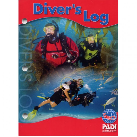 PADI LOG BOOK RED