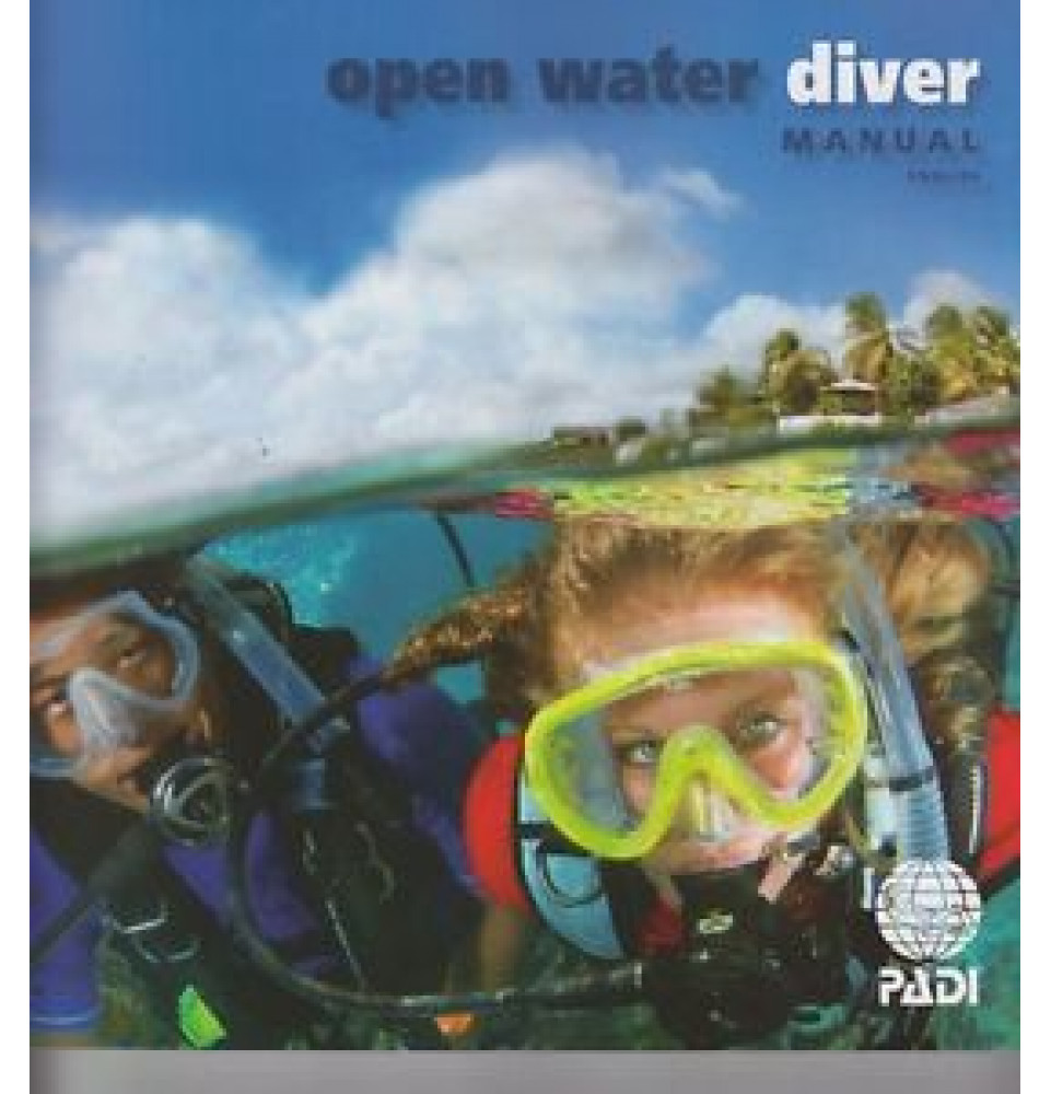 PADI Open Water Diver Manual with Table 