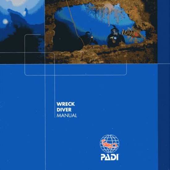PADI SPECIALITY PAK WRECK DIVER MANUAL W/PIC