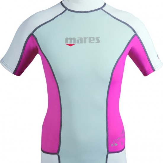 MARES RASHGUARD SHORT SLEEVE TRILASTIC SHE DIVE 