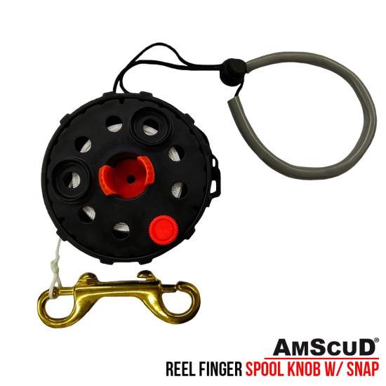 AmScuD Underwater Reel Finger Spool Knob w/ Snap 999969