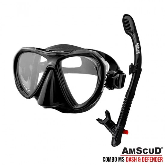 PAKET COMBOSET MASK + SNORKEL AMSCUD DASH 