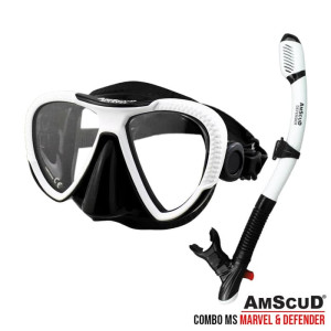 PAKET COMBOSET MASK + SNORKEL AMSCUD MARVEL 