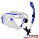 PAKET COMBOSET MASK + SNORKEL AMSCUD ENTITY - DRY SNORKEL 