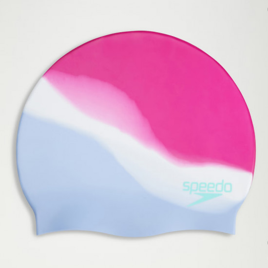 SWIM CAP SPEEDO MULTI COLOUR SILICONE CAP