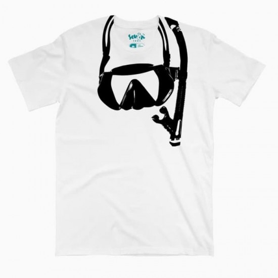 T-SHIRT DIVE GEARS MASK SNORKEL