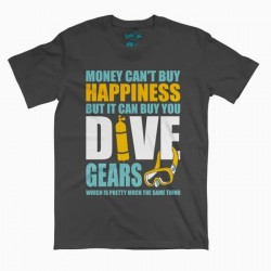T-SHIRT MONEY CANT GET HAPPINESS