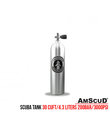 AmScuD Tabung Selam/Scuba Tank/Scuba Cylinder Alluminium 30 Cuft / 4.3 Liters