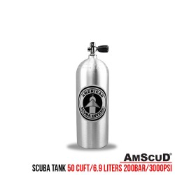 AmScuD Tabung Selam/Scuba Tank/Scuba Cylinder Alluminium 50 Cuft / 6.9 Liters