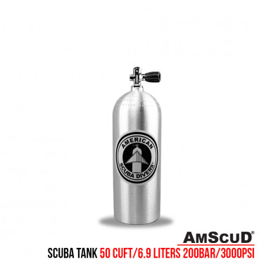 AmScuD Tabung Selam/Scuba Tank/Scuba Cylinder Alluminium 50 Cuft / 6.9 Liters