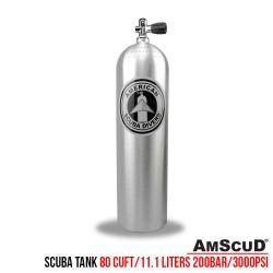 AmScuD Tabung Selam/Scuba Tank/Scuba Cylinder Alluminium 80 Cuft / 11.1 liter