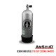 AmScuD Tabung Selam/Scuba Tank/Scuba Cylinder Steel 119 Cuft/ 15.1 Liters 994515