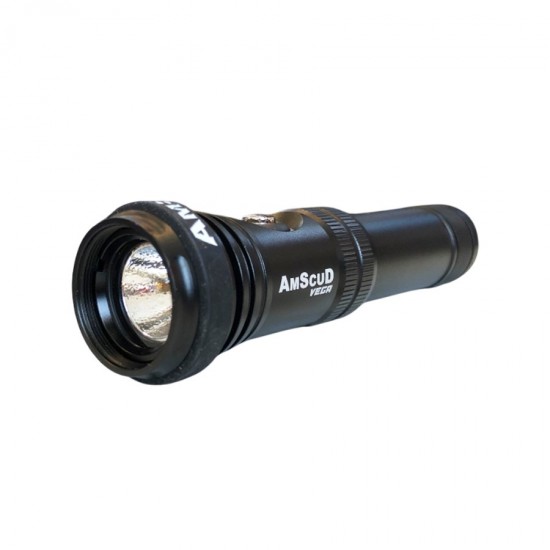 TORCH AMSCUD VEGA 1500 LUMENS + BATTERY RECHARGEABLE