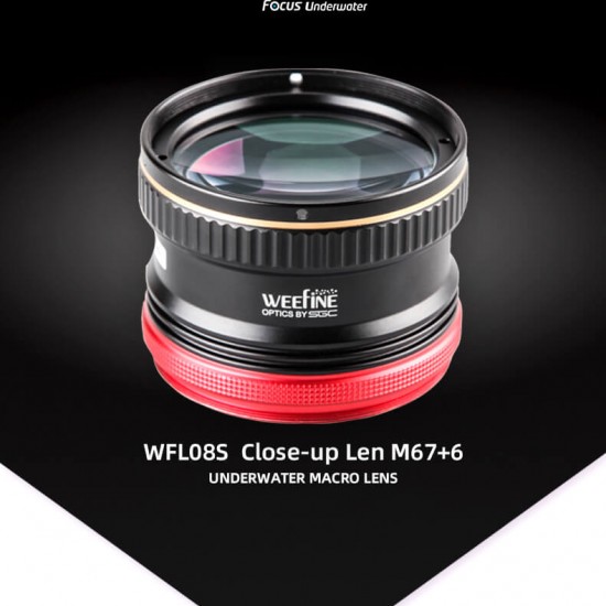 WEEFINE CLOSE-UP WET LENS +6 WITH M67 WFL08S